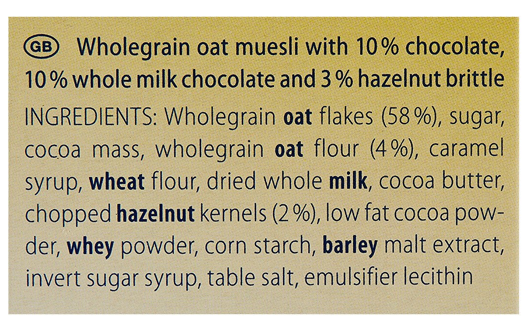 Kolln Muesli Chocolate & Oats Schoko   Box  375 grams